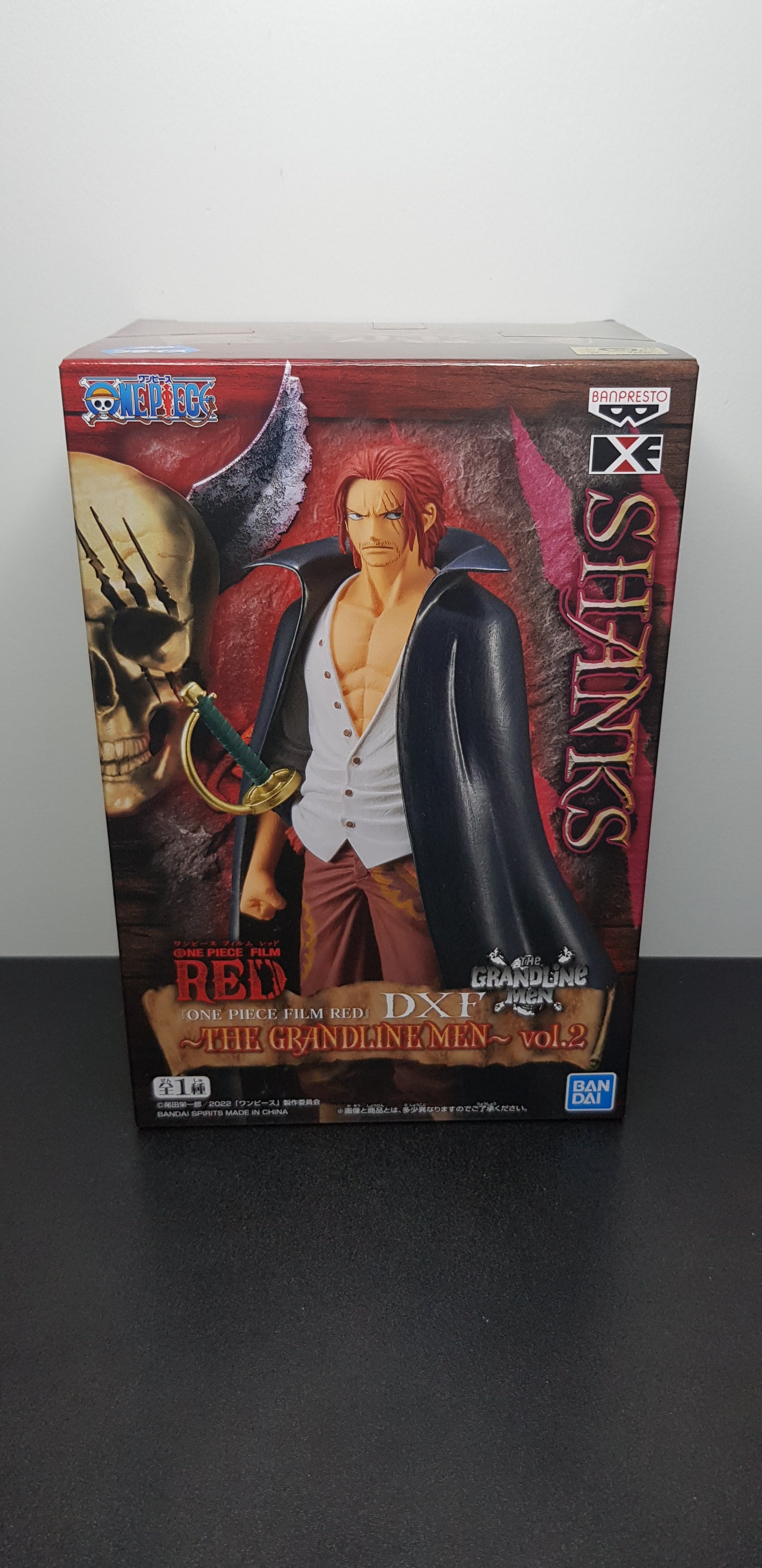 Figurine DXF The Grandline Men Vol 2 - One Piece Film Red - Shanks