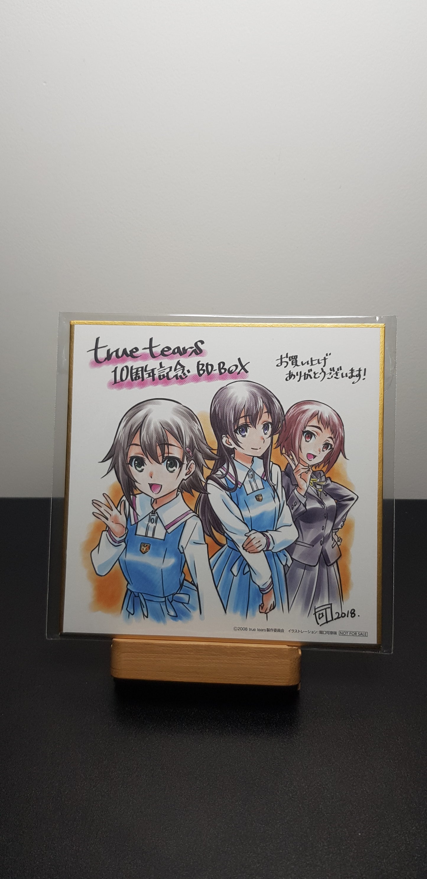 Shikishi True Tears - 10th Anniversary BD-Box Bonus Kanami Sekiguchi