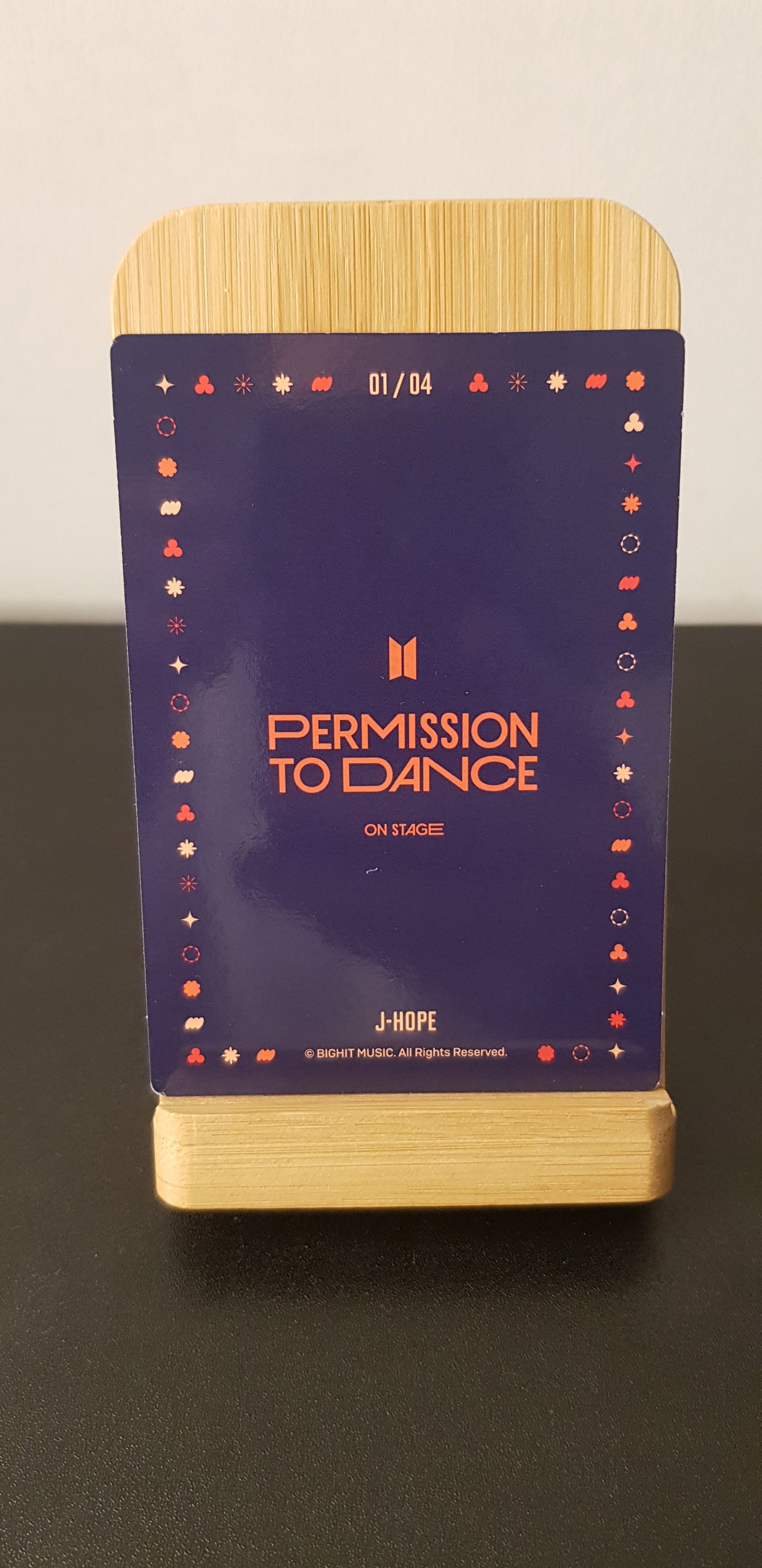 PhotoCard BTS - Permision To Dance - J Hope