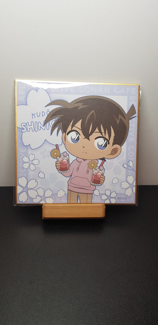 Shikishi Detective Conan - Cafe Police X Cafeteria - E.Prize - Shinichi Kudo ( Deformed )