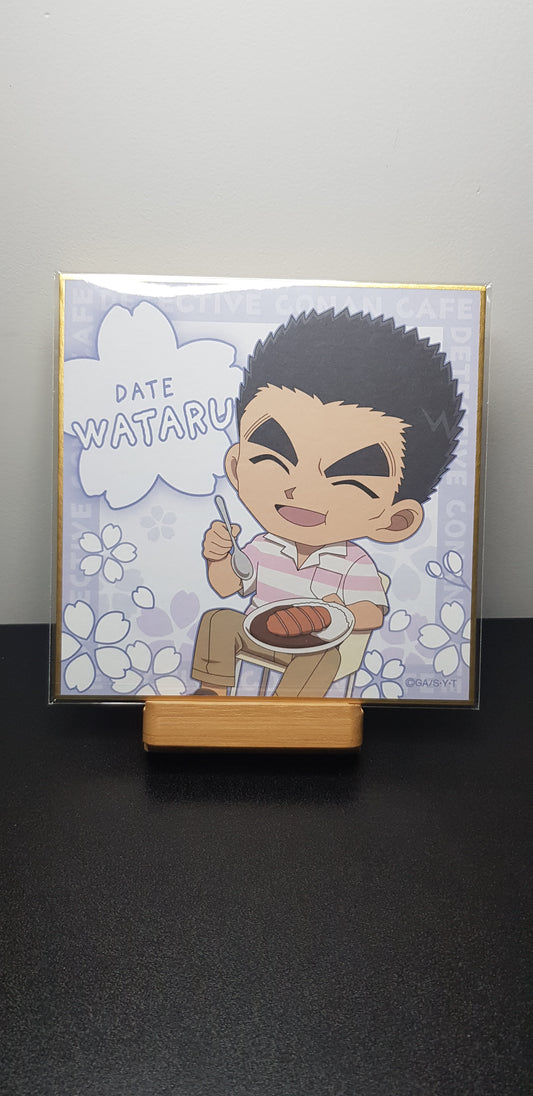 Shikishi Detective Conan - Cafe Police X Cafeteria - E.Prize - Wataru Date ( Deformed )