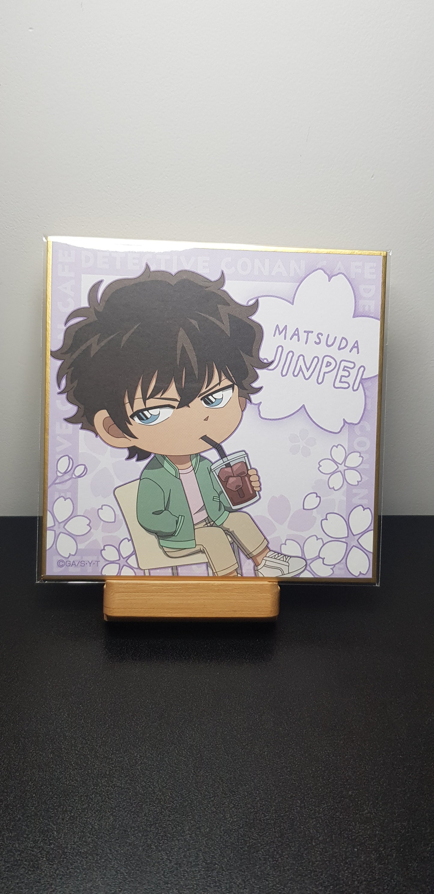 Shikishi Detective Conan - Cafe Police X Cafeteria - E.Prize - Jinpei Matsuda ( Deformed )