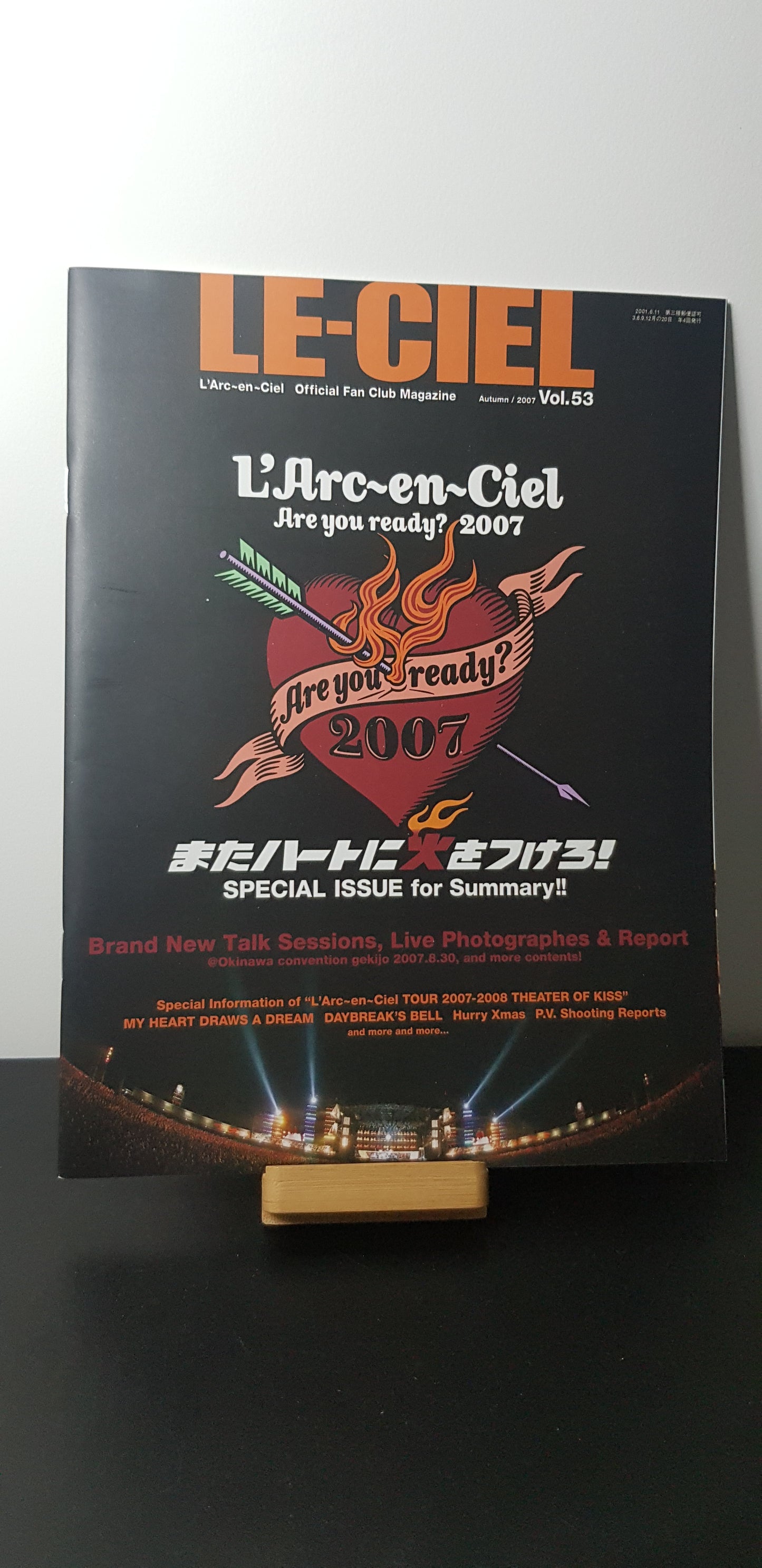 Le Ciel L'Arc En Ciel Official Fan Club Magazine Autumn 2007 Vol 53