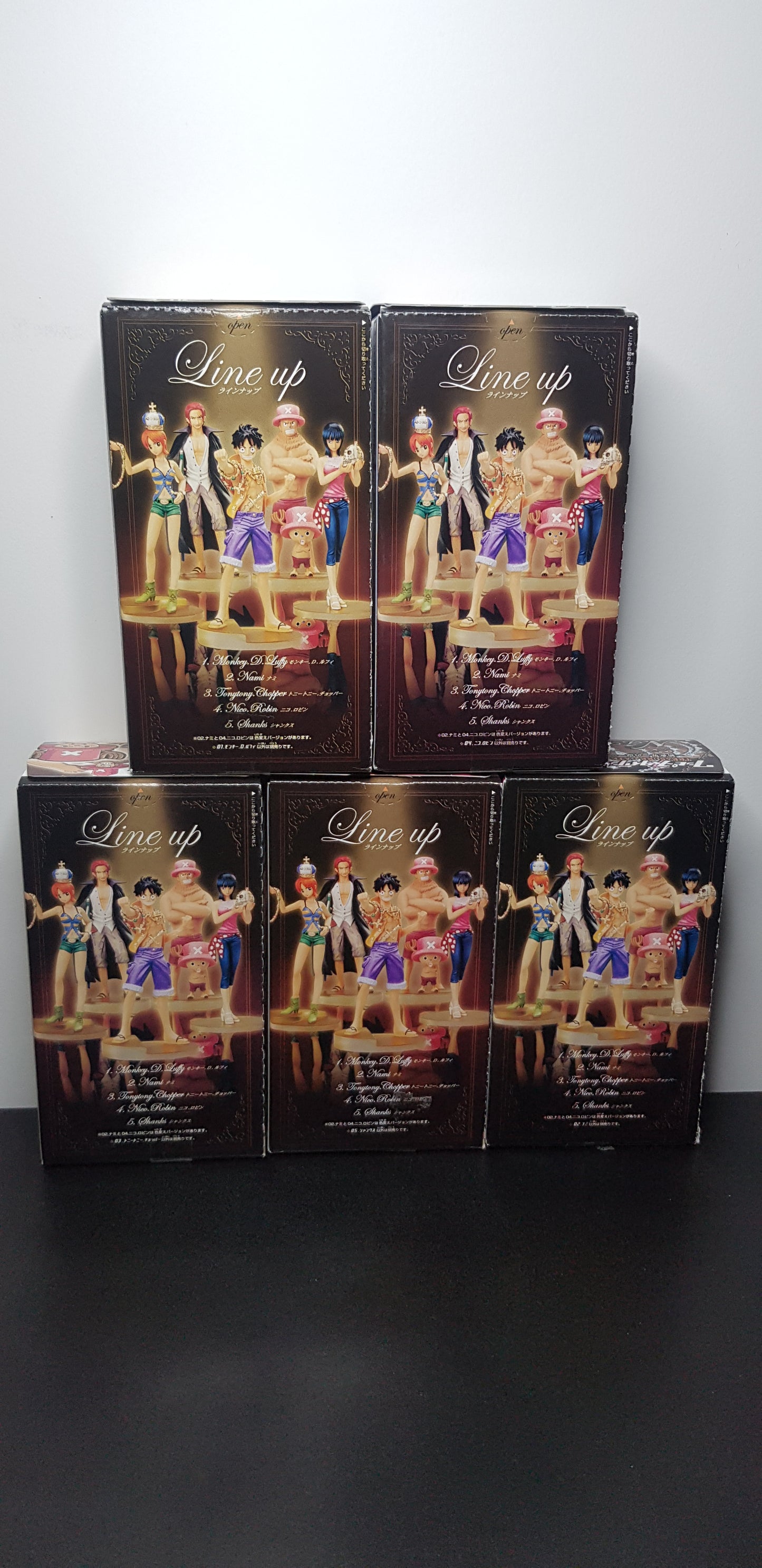 Figurines Super One Piece Styling Treasure Gate - Set Complet de 5 Figurines - 2008