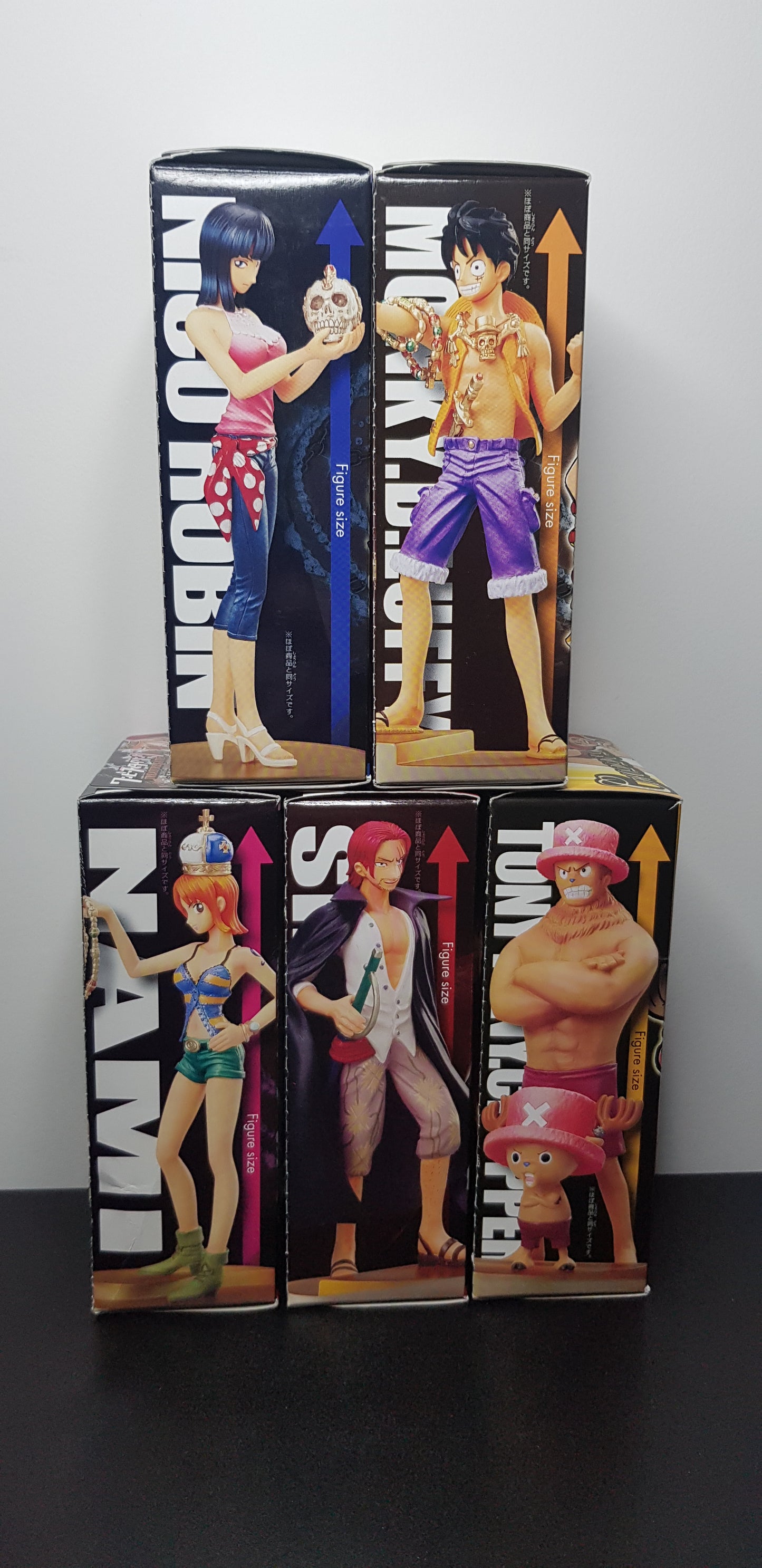 Figurines Super One Piece Styling Treasure Gate - Set Complet de 5 Figurines - 2008