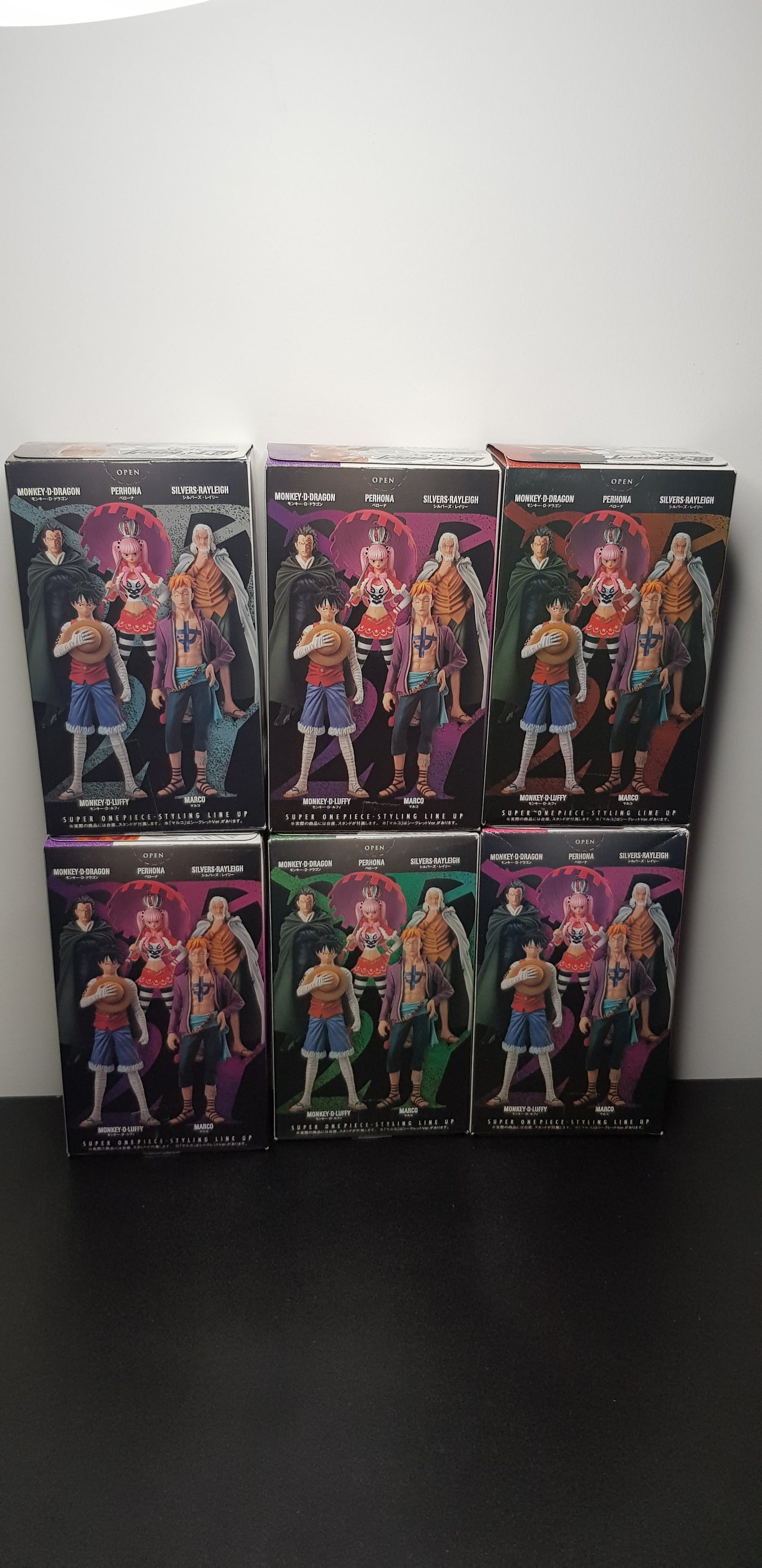 Figurines Super One Piece Styling 3D2Y - Set Complet de 6 Figurines - 2011