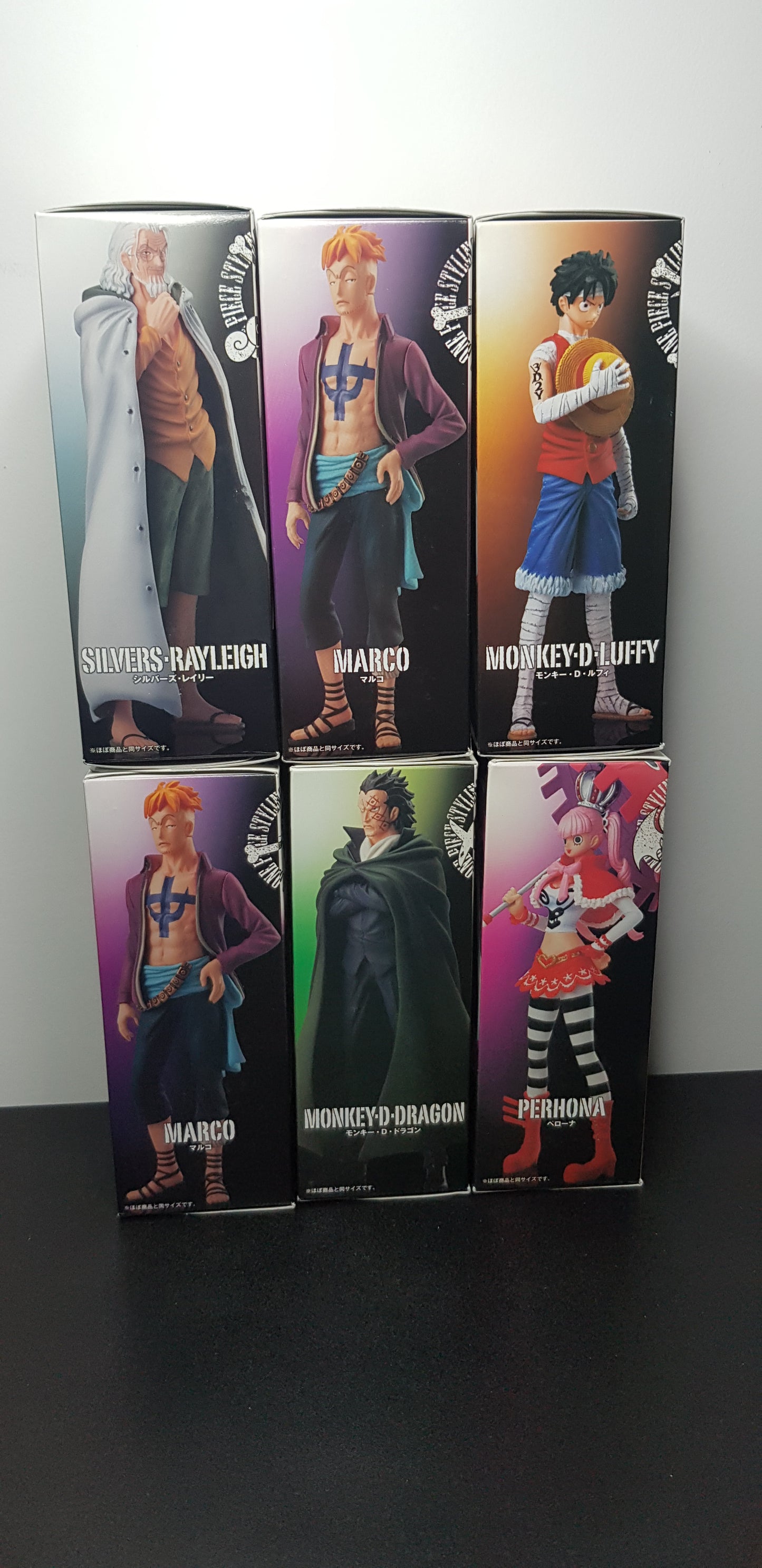 Figurines Super One Piece Styling 3D2Y - Set Complet de 6 Figurines - 2011