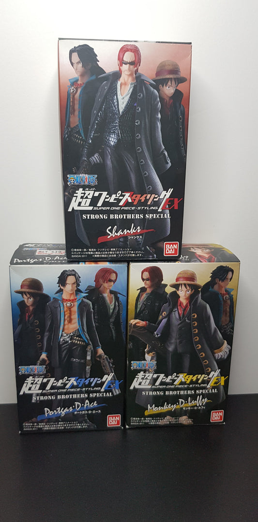 Figurines Super One Piece Styling Ex Strong Brothers Special - Set Complet de 3 Figurines - 2011