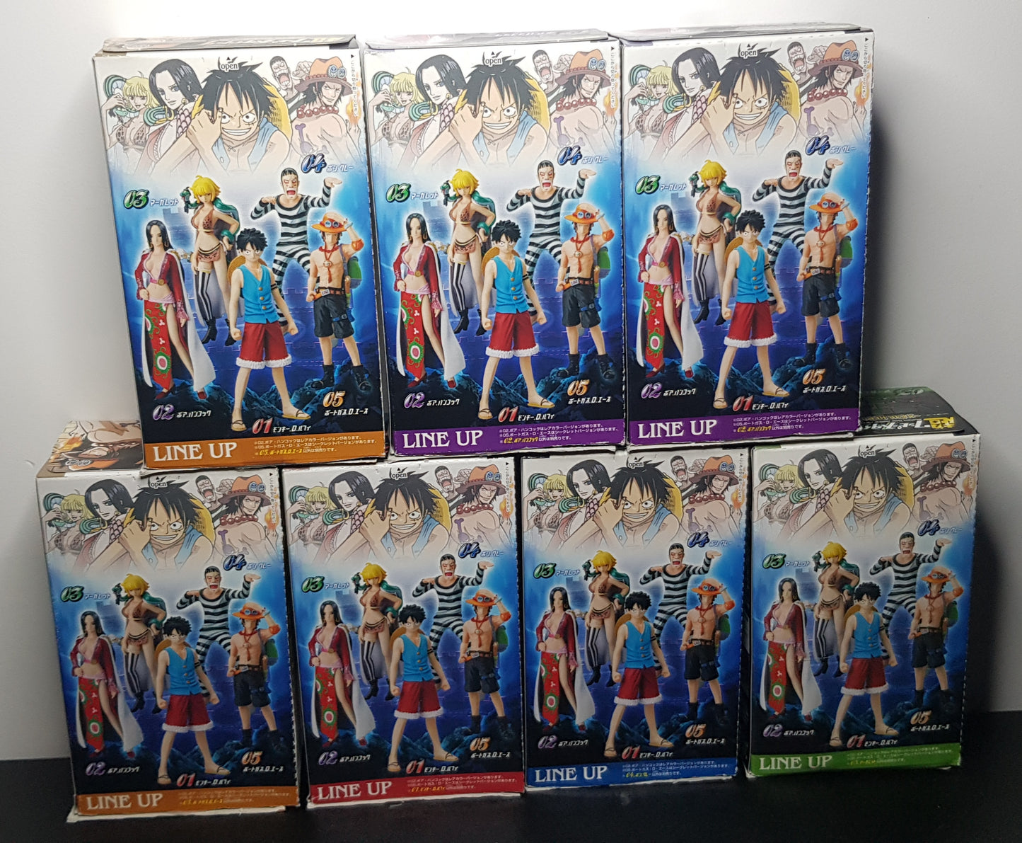 Figurines Super One Piece Styling Star Hero - Set Complet de 7 Figurines - 2011