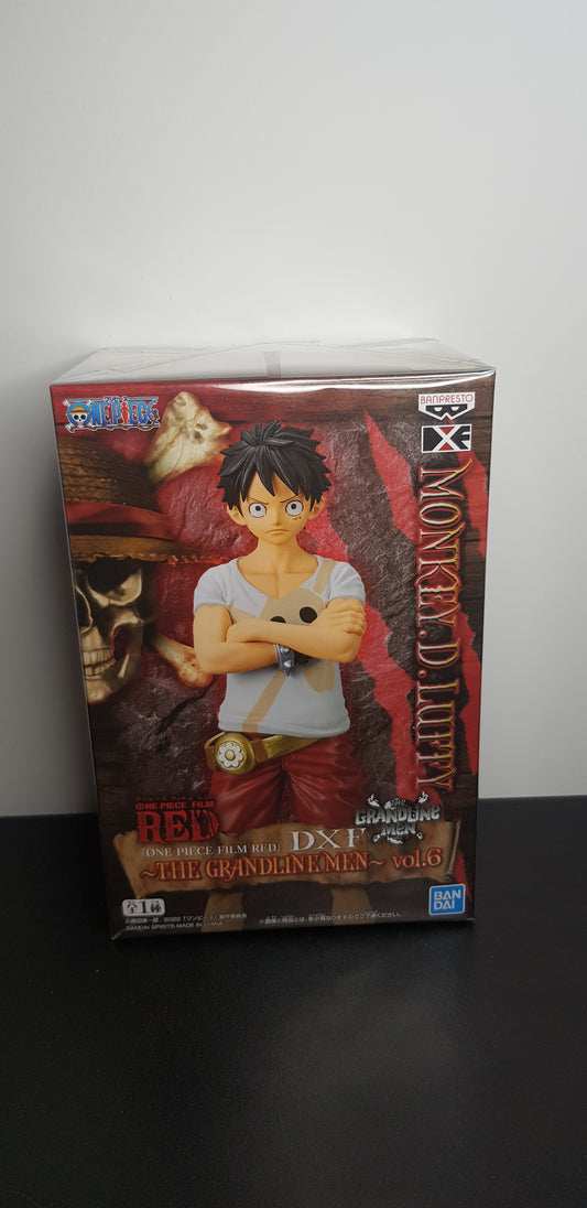 Figurine One Piece - Film Red DXF The Grandline Men vol 6 - Monkey D Luffy