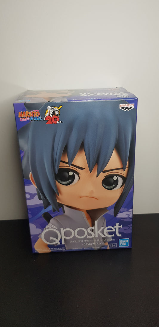 Figurine Naruto Shippuden 20th Anniversary - QPosket - Uchiha Sasuke Type A