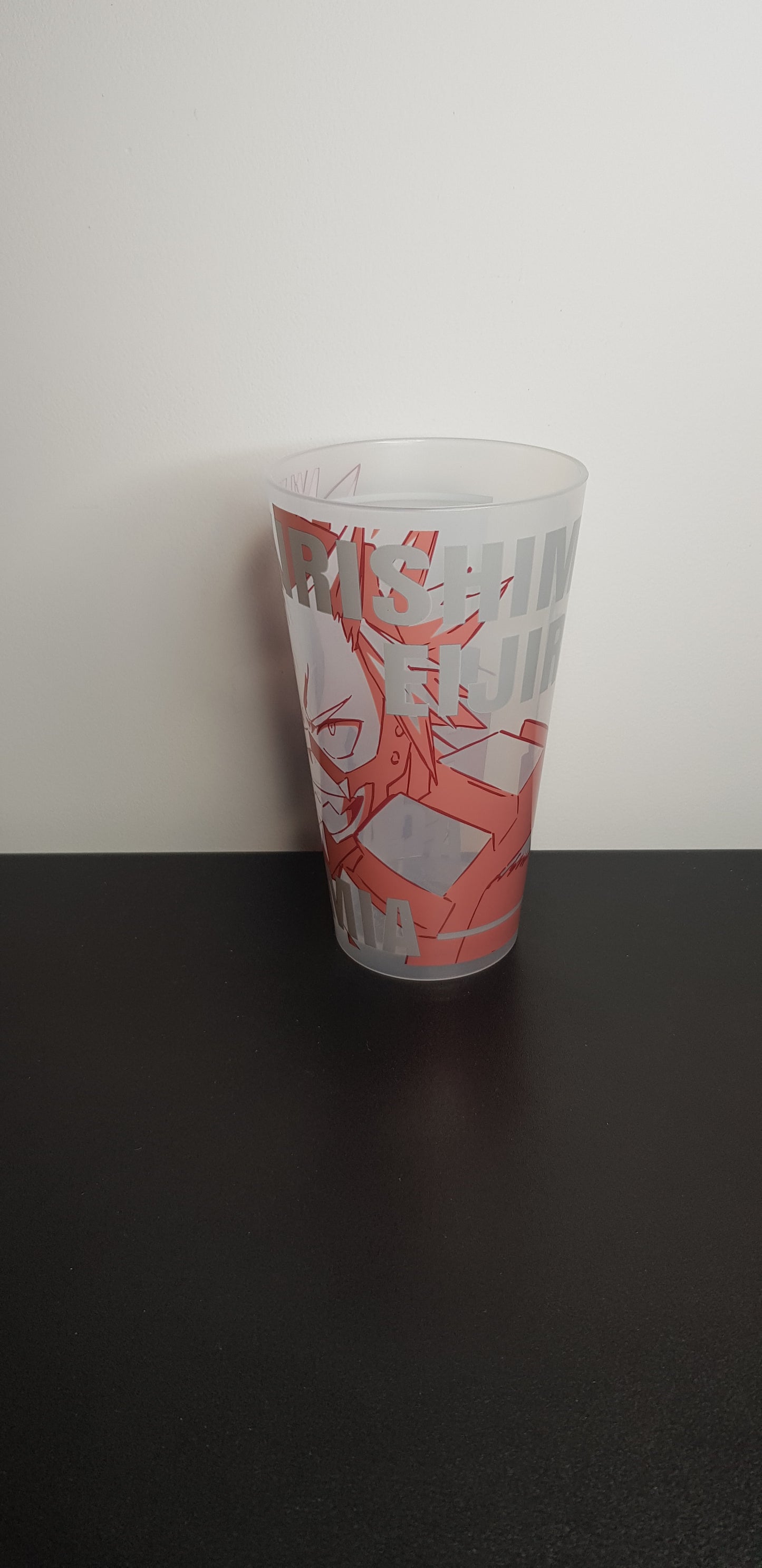 Verre Plastique My Hero Academia - Eijiro Kirishima