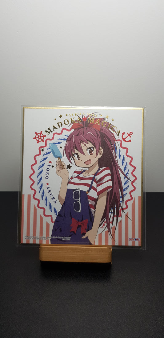 Shikishi Puella Magi Madoka Magica MM5 - Kyoko Sakura