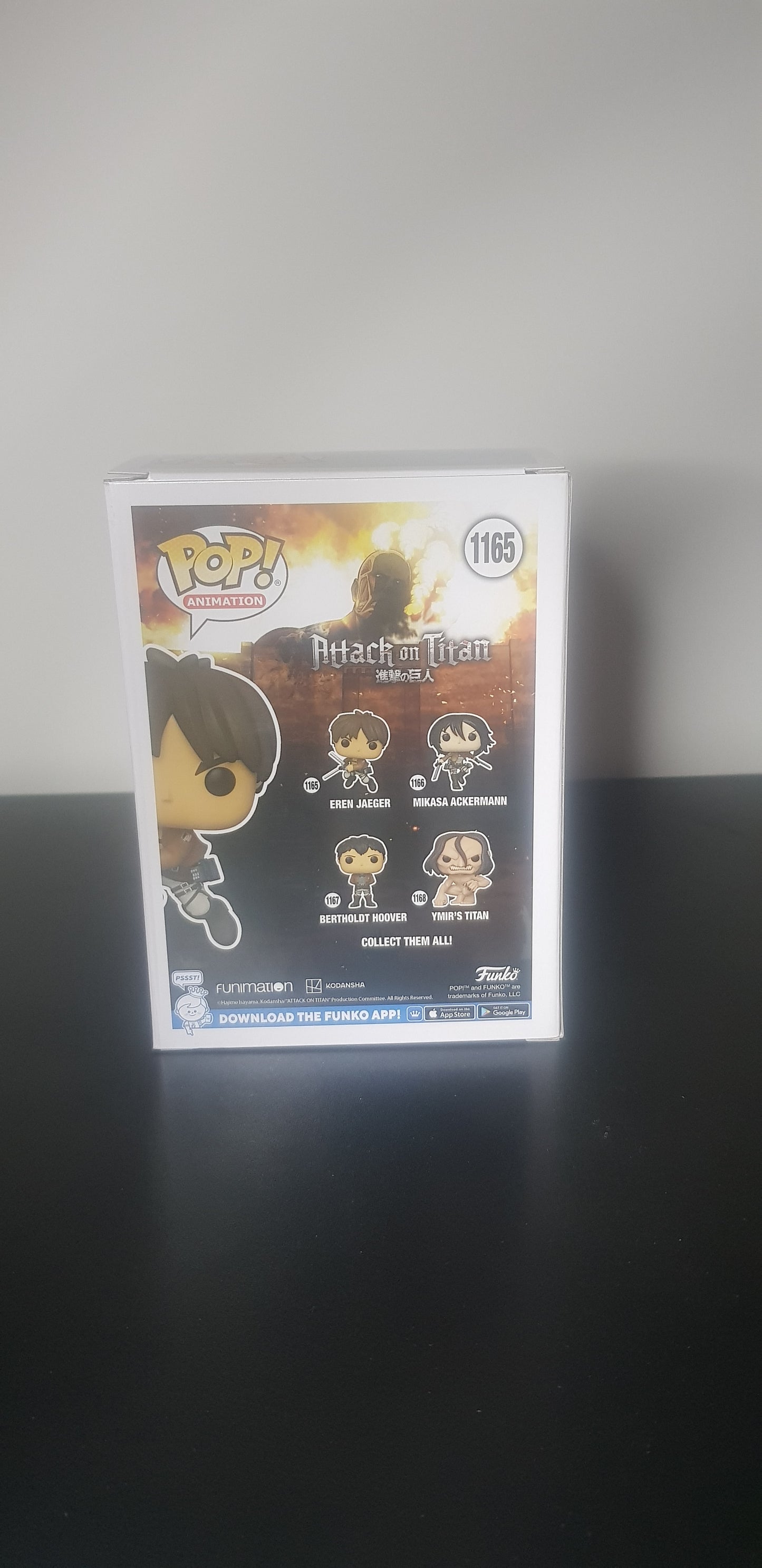 Figurine Pop Animation - Attack On Titan 1165 - Eren Jaeger