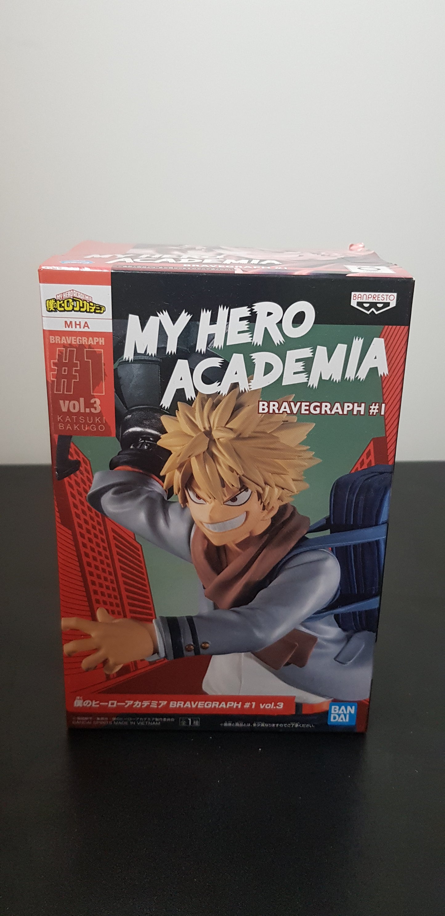 Figurine My Hero Academia - Bravegraph #1 vol 3 - Katsuki Bakugo