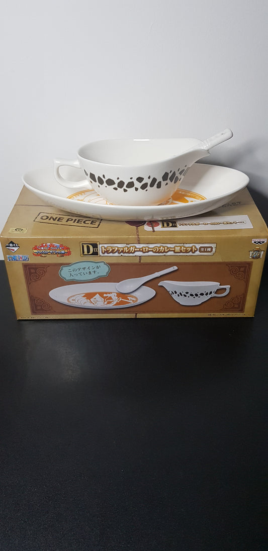 One Piece - Dressrosa Battle Edition - Ichiban Kuji D Prize - Trafalgar Law Curry Plate Set