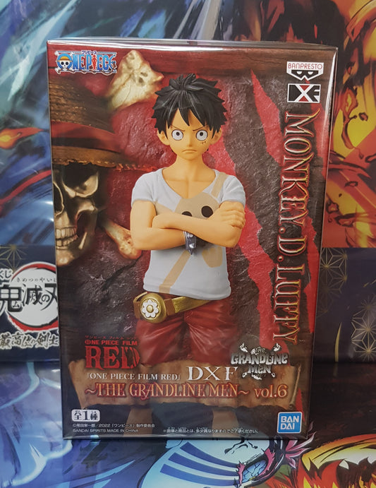 Figurine One Piece - Film Red DXF The Grandline Men vol 6 - Monkey D Luffy