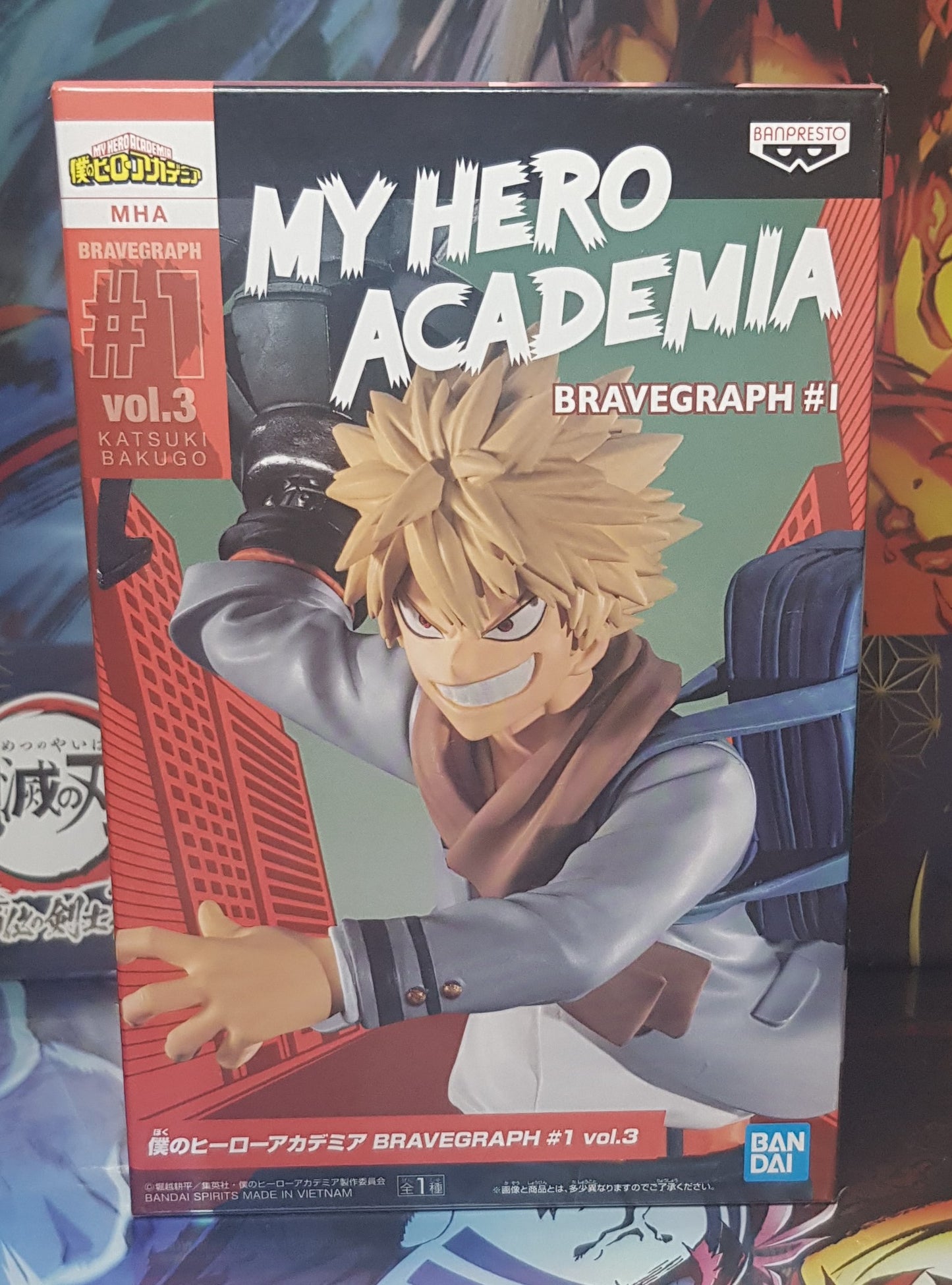 Figurine My Hero Academia - Bravegraph #1 vol 3 - Katsuki Bakugo