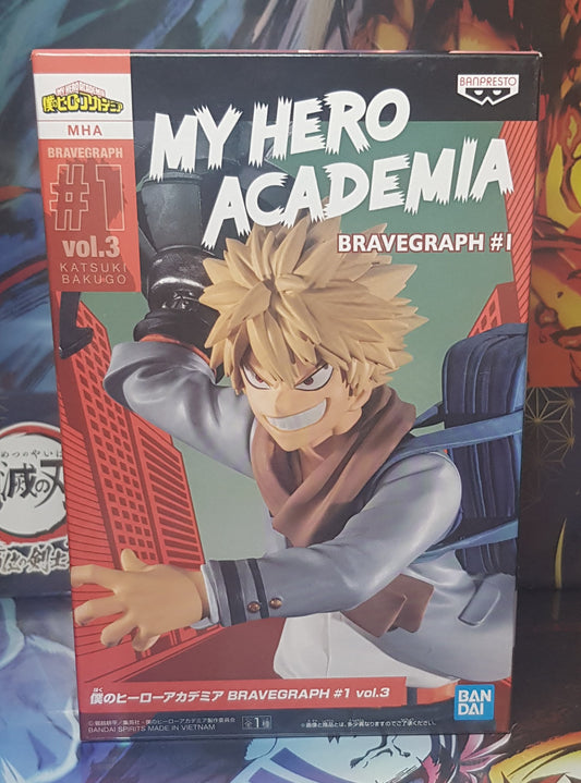 Figurine My Hero Academia - Bravegraph #1 vol 3 - Katsuki Bakugo