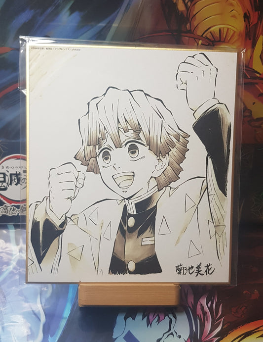 Shikishi Demon Slayer - Zenitsu Agatsuma