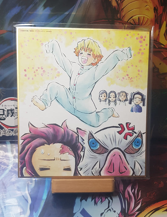 Shikishi Demon Slayer - Zenitsu Agatsuma