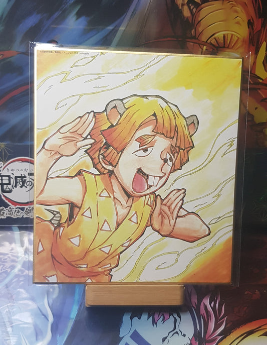 Shikishi Demon Slayer - Zenitsu Agatsuma
