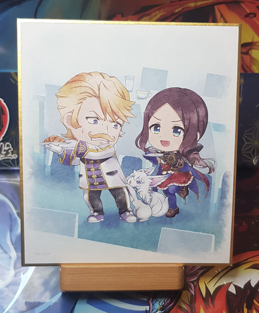 Shikishi Fate Grand Order Cosmos in the Lostbelt - Leonardo Da Vinci et Goredolf Musik - Ichiban Kuji Prize G