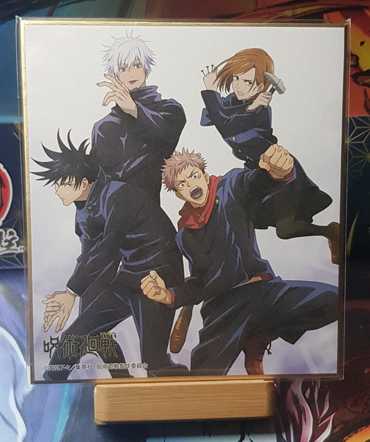 Shikishi Jujutsu Kaisen – Gojo, Itadori, Fushiguro & Kugisaki