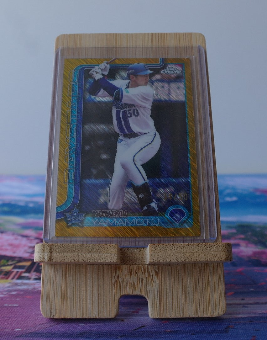 Yudai Yamamoto Gold Refractor 34/50 – Topps Chrome NPB 2025