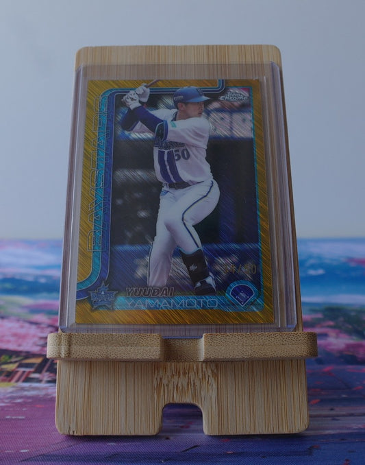 Yudai Yamamoto Gold Refractor 34/50 – Topps Chrome NPB 2025