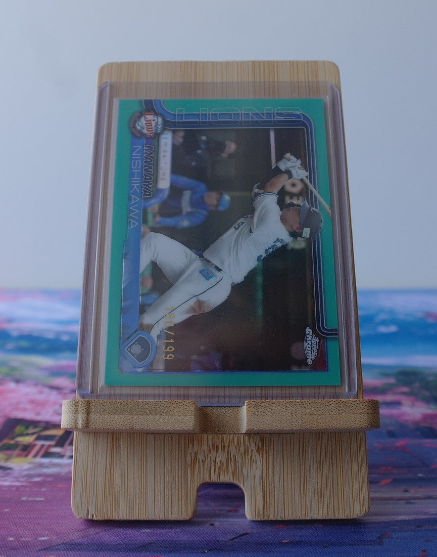 Manaya Nishikawa Aqua Refractor 078/199 Topps Chrome NPB 2025