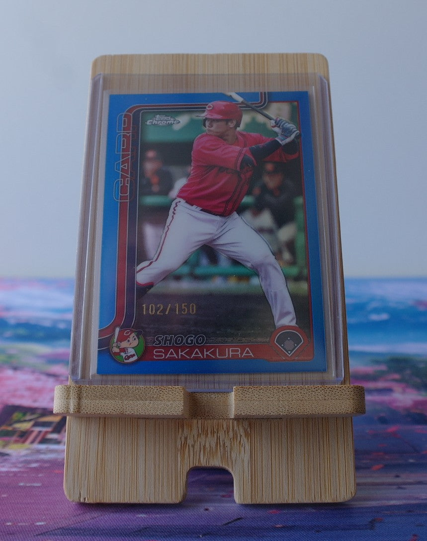 Shogo Sakakura Blue Refractor 102/150 Topps Chrome NPB 2025